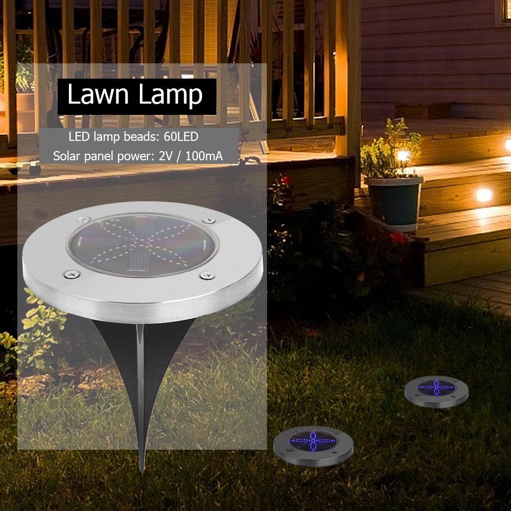 

Waterproof 64 LED Walkway Solar-Lanscape Lawn Light, Blue, 501 Original