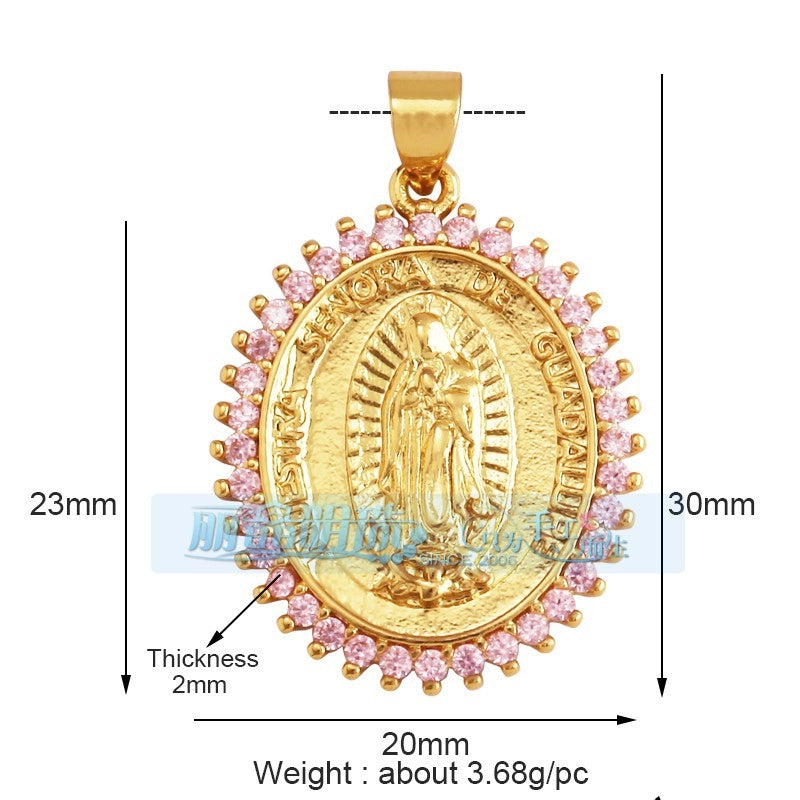 1 Piece 17*24mm 20 * 23mm Copper Human Pendant Jewelry Accessories