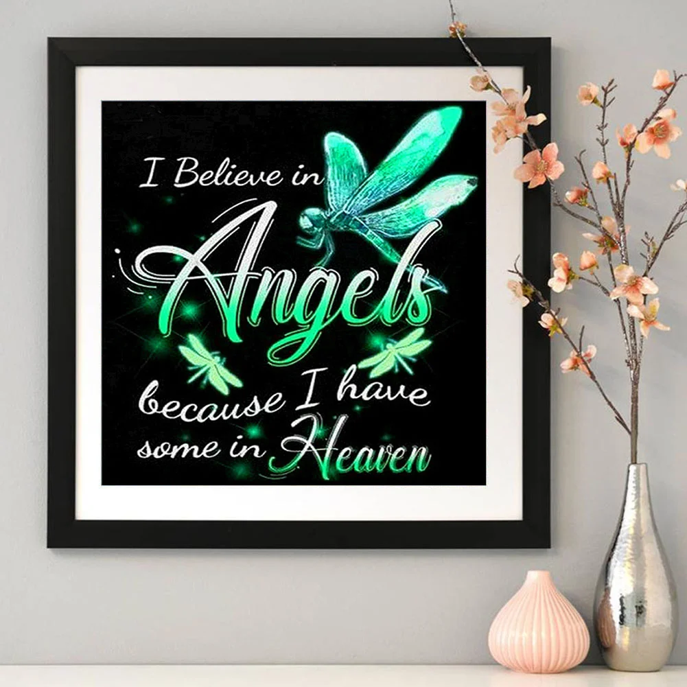 Diamond Painting - Full Round Drill - Dragonfly(30*30cm)