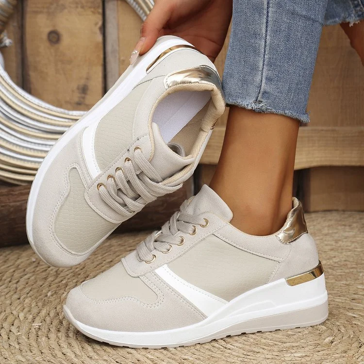 Yyvonne Sports Single Shoes Women's New Fashion In The Spring Of 2025 Casual Thick Soles Are Comfortable
