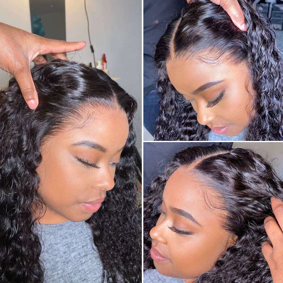 Jewtribute Hair®| Deep Wave Lace FrontHair Wigs Brazilian Curly 