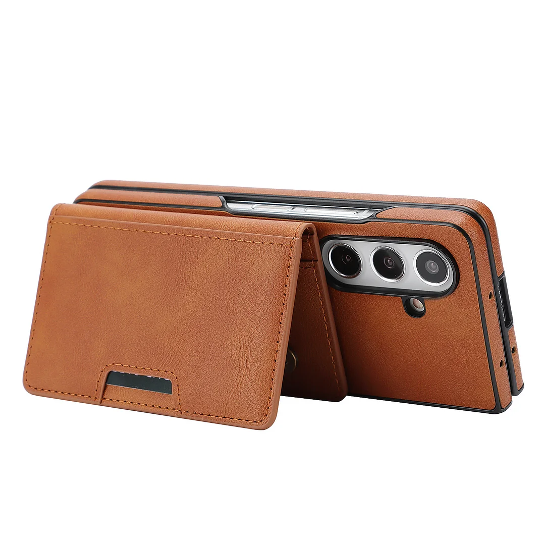 Suitable For Samsung Z Fold7 Wireless Charging Phone Case Z Filp7 2-In-1 Magsafe Magnetic Card Holder