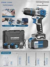 Functional wall drilling and hole drilling pistol drill with lithium battery rechargeable new type of electric screwdriver