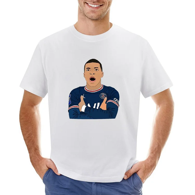 Kylian Mbappe Inspired Men's Soccer Culture Tee