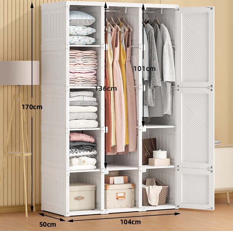 Multifunctional Foldable Modern Wardrobe Cabinets