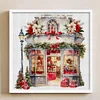 Christmas Shop-18CT Counted Cross Stitch 35*35cm/13.78*13.78in