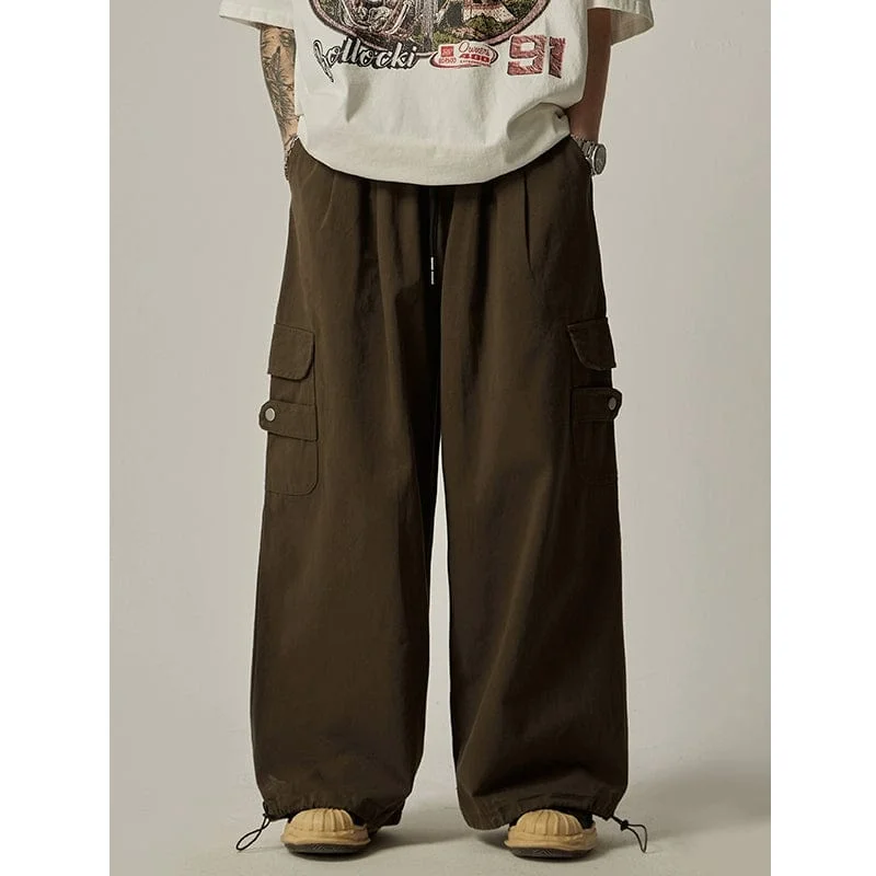 Aonga 11172 Wide Straight Baggy Cargo Pants aonga