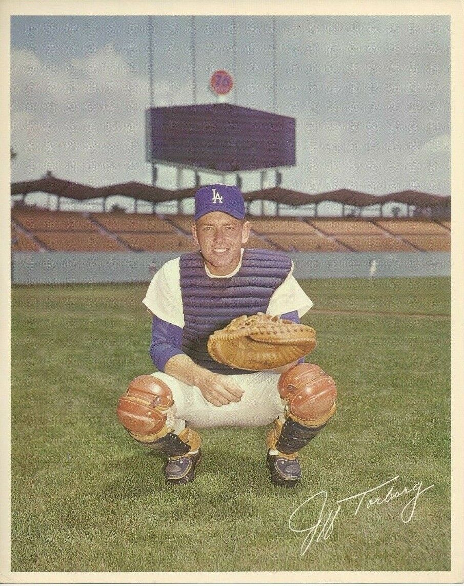 Jeff Torborg Original 8x10 Team Issued Photo Poster painting Los Angeles Dodgers Rare B811