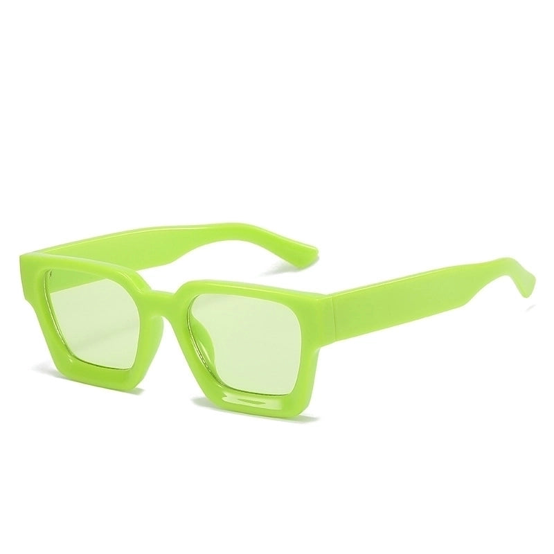 Minimalist Solid Color Pc Square Full Frame Women’s Sunglasses