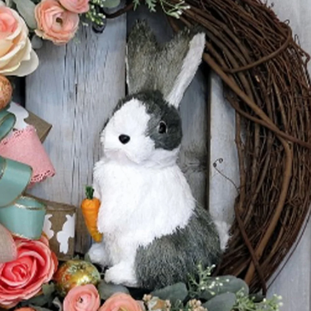 Easter Bunny Ribbon Garland Ornament