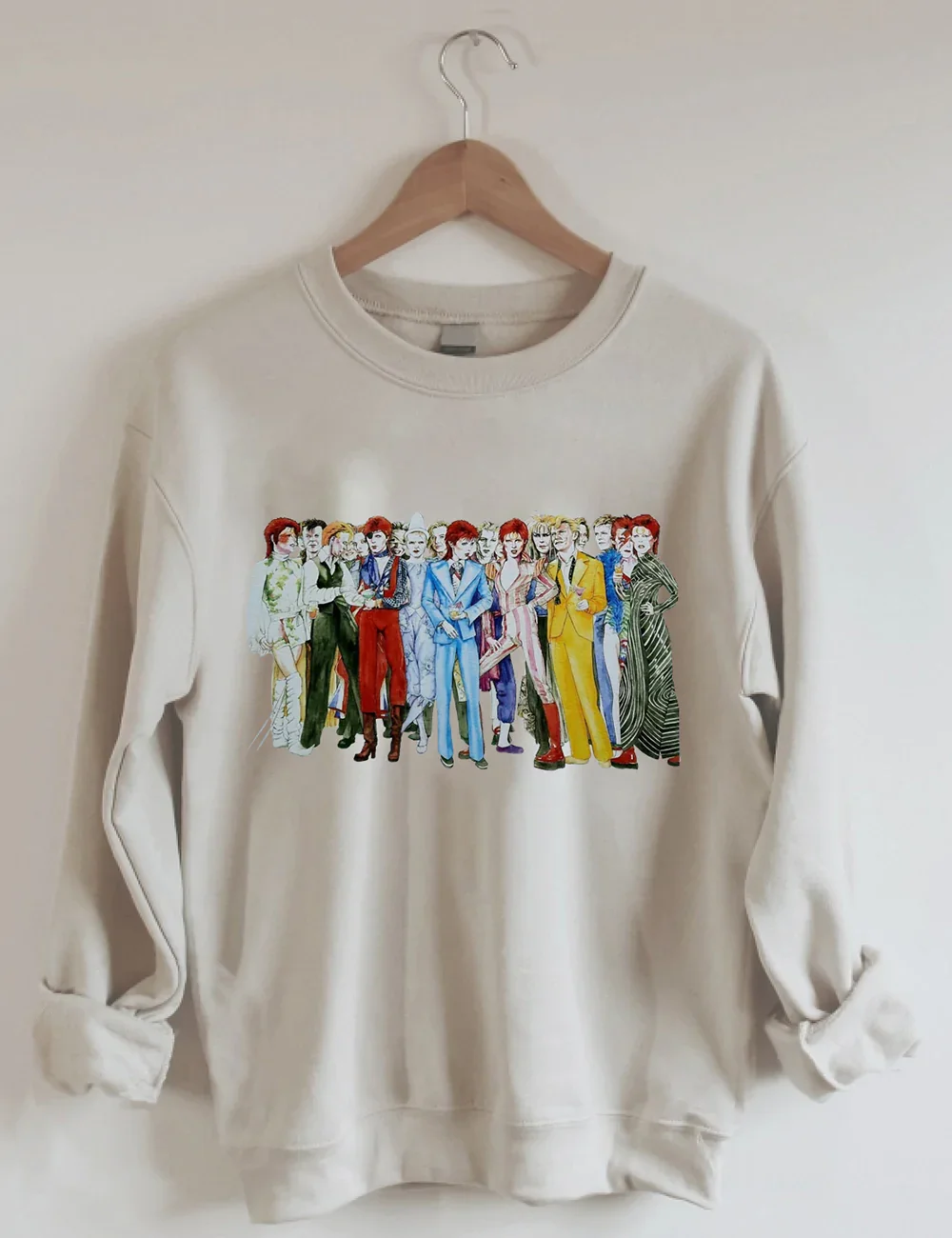 David Bowie Original Art Print Sweatshirt