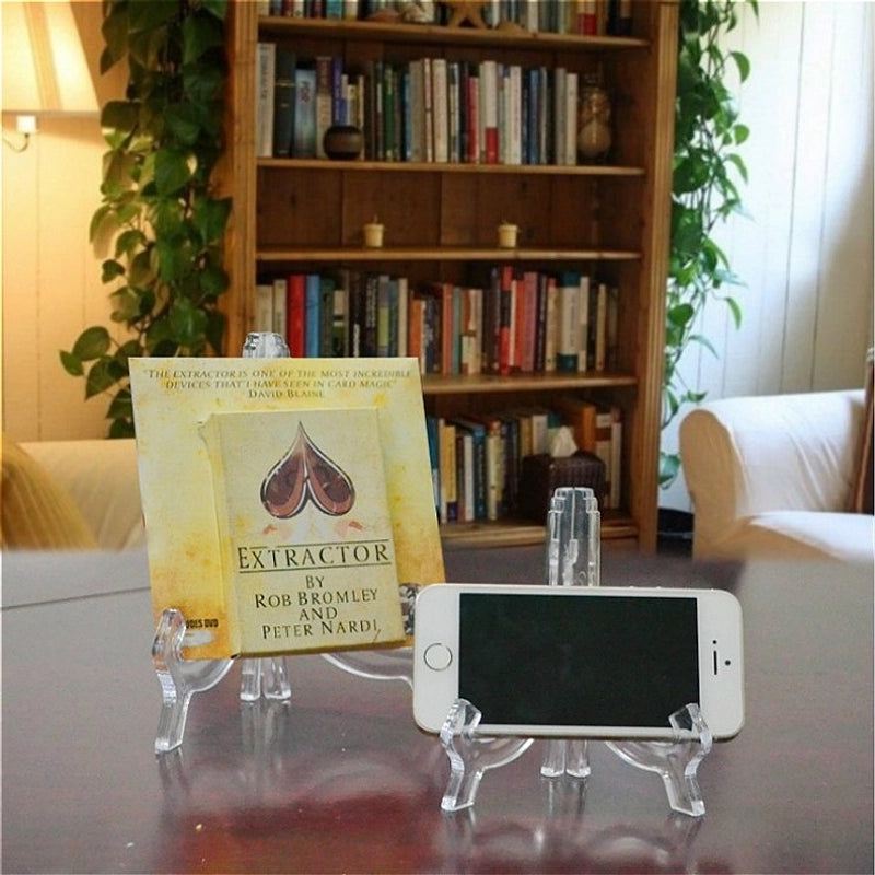 Imitation Acrylic Plate Holder Decorative Plate Rack Display Plate Rack Tray Bracket Tray Rack Photo Base Photo Frame Shelf