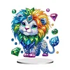 DIY Lion Acrylic Diamond Painting Desktop Ornaments
