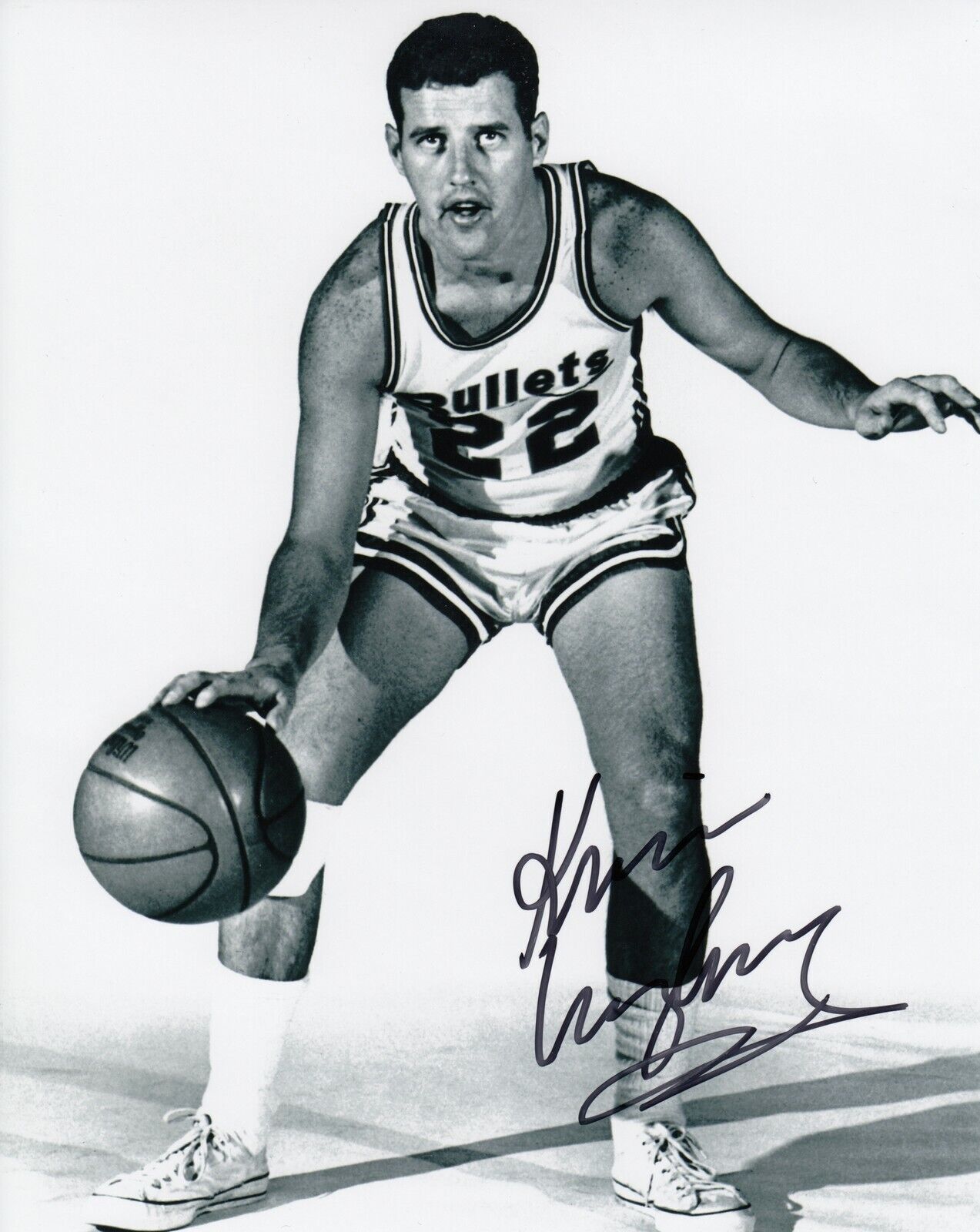 Kevin Loughery #0 8x10 Signed Photo Poster painting w/ COA Baltimore Bullets 031019