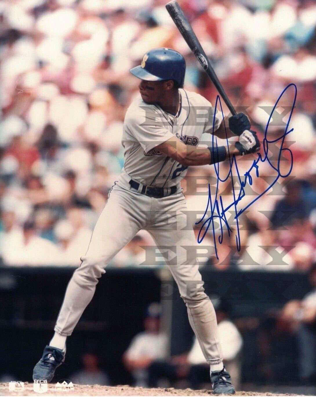 Ken Griffey 1990 Mariners Signed 8x10 autographed Photo Poster painting Reprint