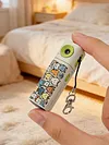 2K Mini Keychain Digital Camera Type-C Charging Retro Small Camcorder with TFT LCD Screen No TF Card for Kids Adults Travel Collectible Gift