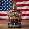 Ceramic 250th Anniversary Commemorative Decanter With American Flag Design And Liberty Bell Top by Inlyline