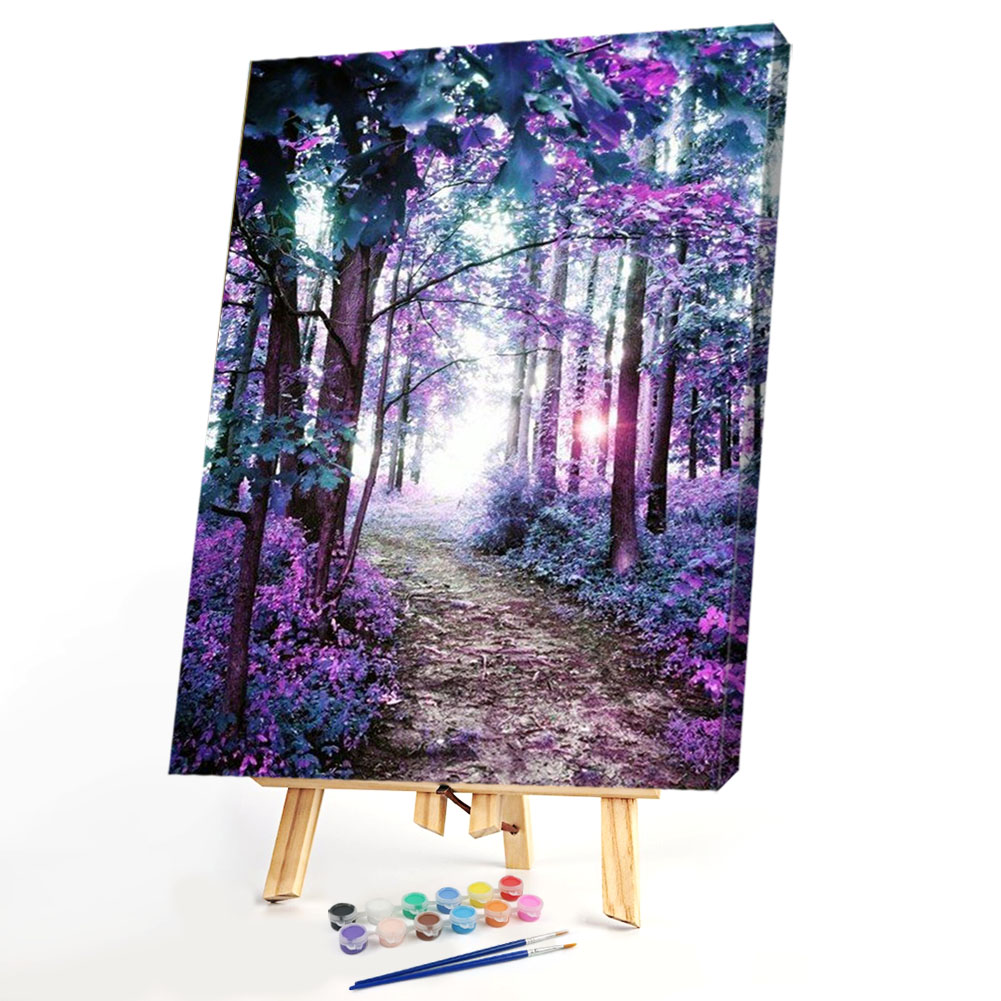 Purple Grove - Paint by Numbers 40x50cm