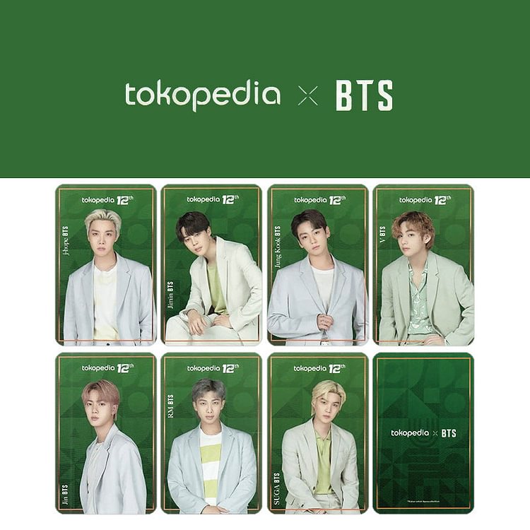 BTS  Tokopedia 12th photocard