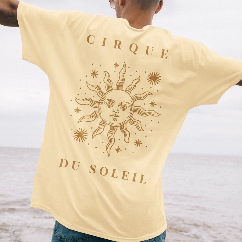Men Cirque Du Soleil Sun Print T-shirt