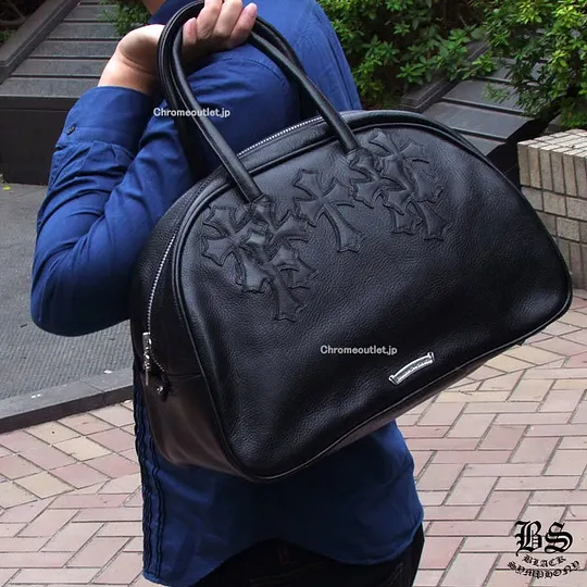 クロムハーツ　ジムバッグ　chrome hearts ミディアムサイズ CHROME HEARTS クロムハーツ ジムバッグ セメタリー クロスパッチ