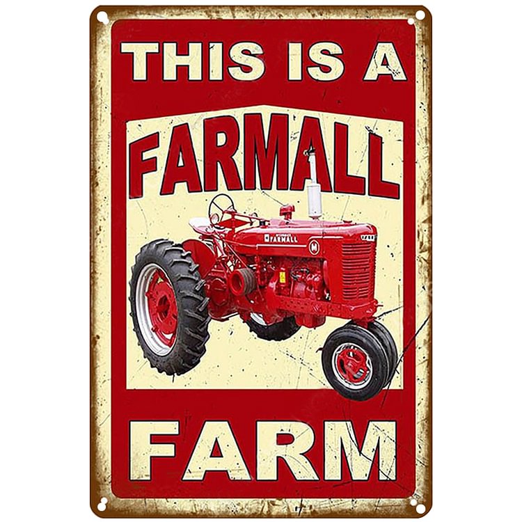 Farm Tractor - Vintage Tin Signs/Wooden Signs - 8*12Inch/12*16Inch