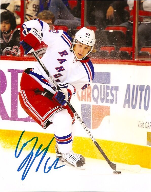 New York Rangers Carl Hagelin Signed Autographed 8x10 Photo Poster painting COA