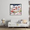Winter Town-14CT Counted Cross Stitch 40*40cm/15.75*15.75in