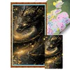 Black Dragon-14CT Stamped Cross Stitch 40*75cm/15.75*29.53in (Big Size)