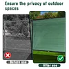 [US Local Warehouse] 4ft X 455ft Garden Privacy Fence 90% Blockage Fence Privacy Screen with Reinforced Bindings and Metal Grommets for Outdoor Wall Garden Yard Pool Deck