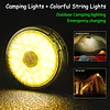 2 in 1 Portable Outdoor LED Camping Light String, USB Rechargeable