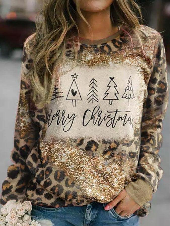 casual-merry-christmas-leopard-print-top