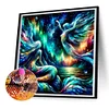 Diamond Painting-DIY Full Round Drill Mermaids