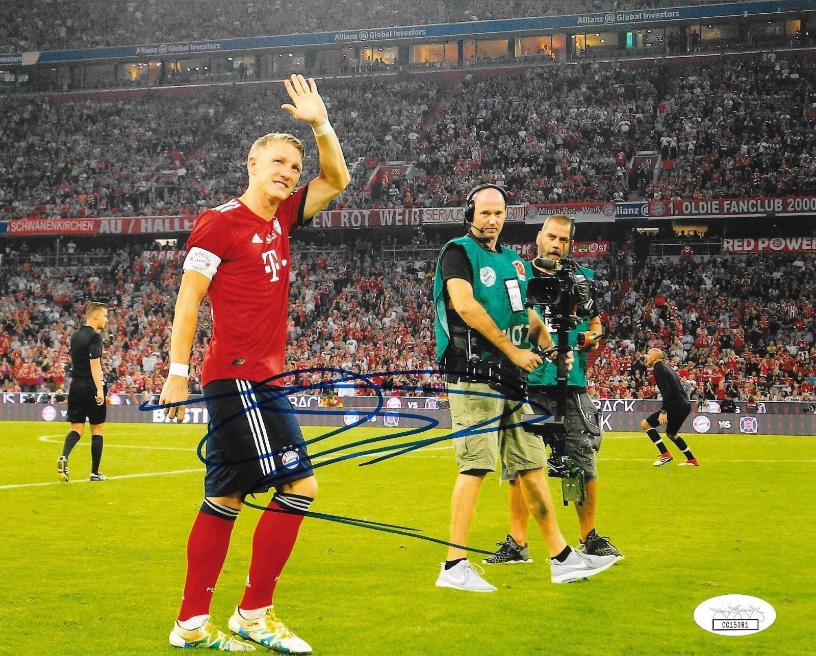 Bastian Schweinsteiger Germany World Cup signed Chicago Fire 8x10 Photo Poster painting #31 JSA