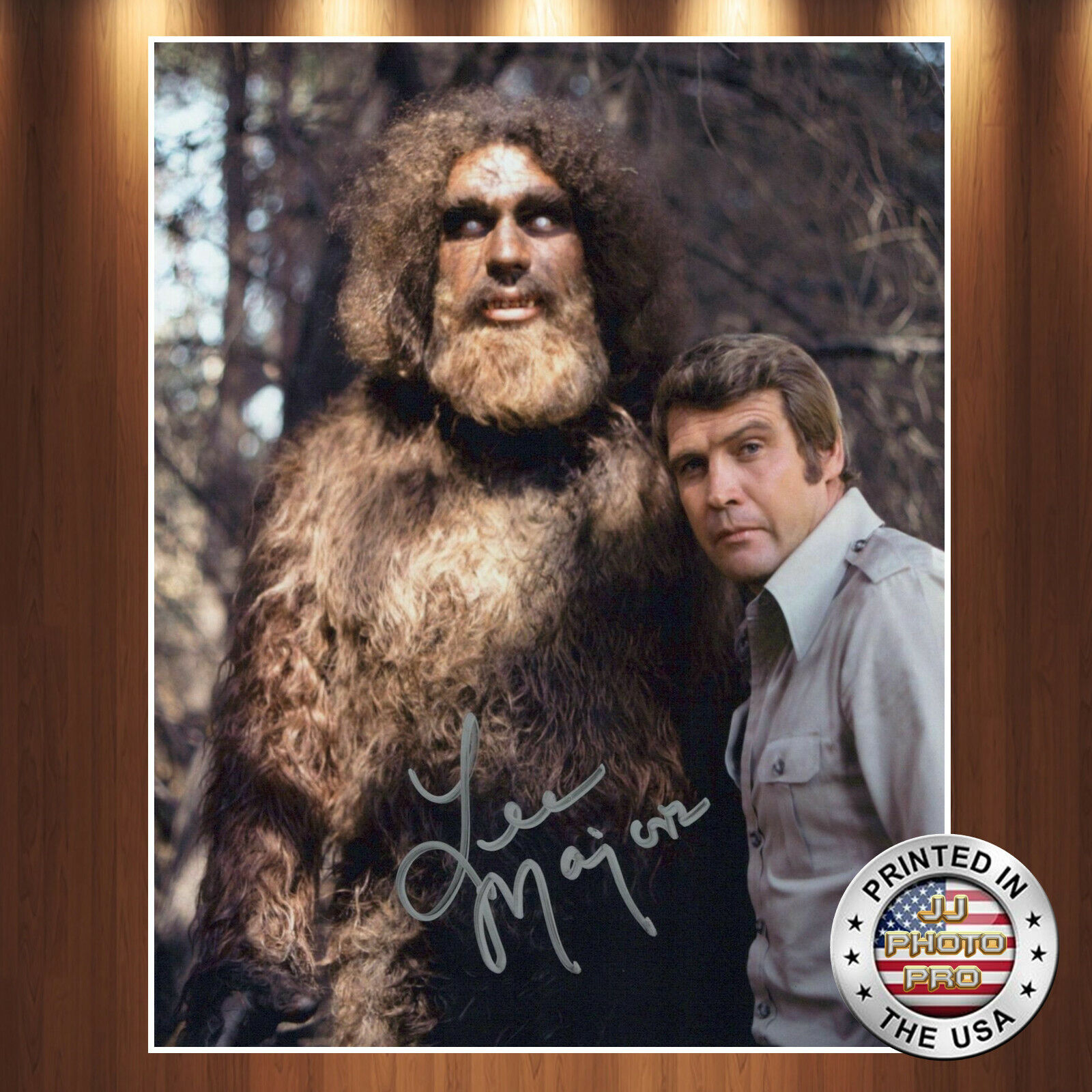 Lee Majors Autographed Signed 8x10 Photo Poster painting (Six Million Dollar Man) REPRINT