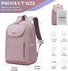 Wasserdicht Anti Diebstahl Rucksack 15,6 Zoll Laptop Rucksack Damen Schulrucksack Gro&szlig;e Business Notebook Daypack f&uuml;r Arbeit Reisen Backpack Herren M&auml;dchen Frauen Lila