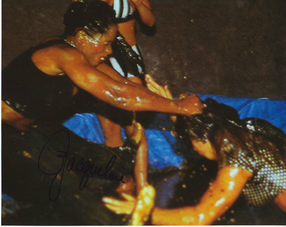 WWF WWE JACQUELINE AUTOGRAPHED HAND SIGNED 8X10 Photo Poster painting WRESTLING PICTURE