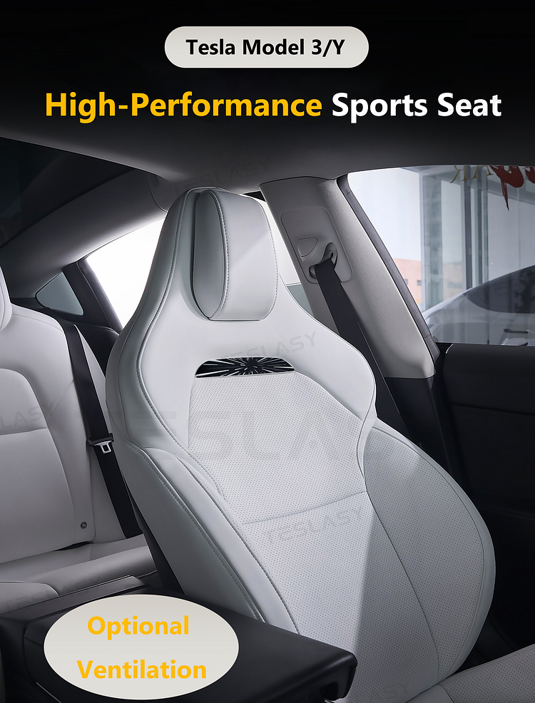 Tesla Model 3/Y Model 3 Highland High-Performance Style Sports Seats Ventilated Cushion