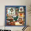 (Multi-Style) Christmas House-11CT Stamped Cross Stitch 50*50cm
