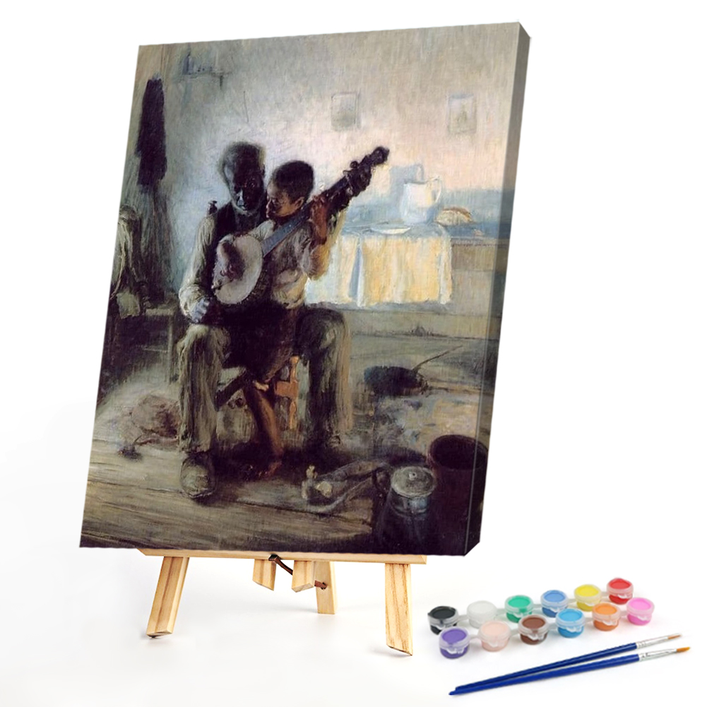 

Learn Musical Instrument - Paint By Numbers - 40*50CM, 501 Original