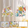2Pcs Einhorn - 5d DIY Handwerk Anhänger