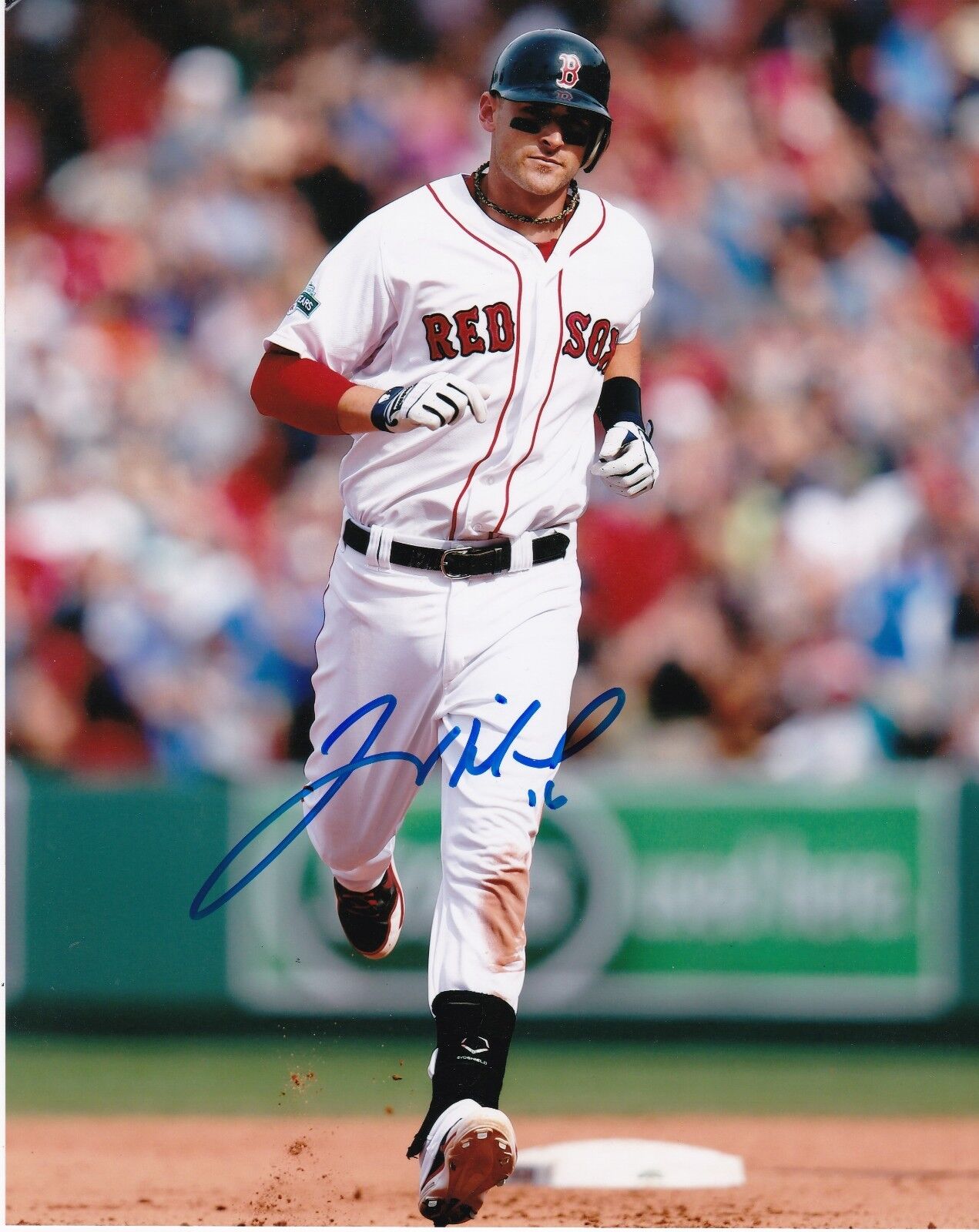 WILL MIDDLEBROOKS BOSTON RED SOX ACTION SIGNED 8x10