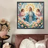 (40*40cm)Angel Virgin Mary - Crystal Rhinestone Diamond Painting