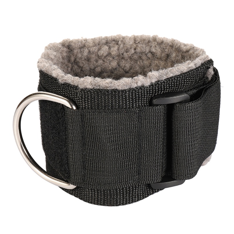 2pcs Adjustable DRing Ankle Straps with Buckle for Fitness and Sports