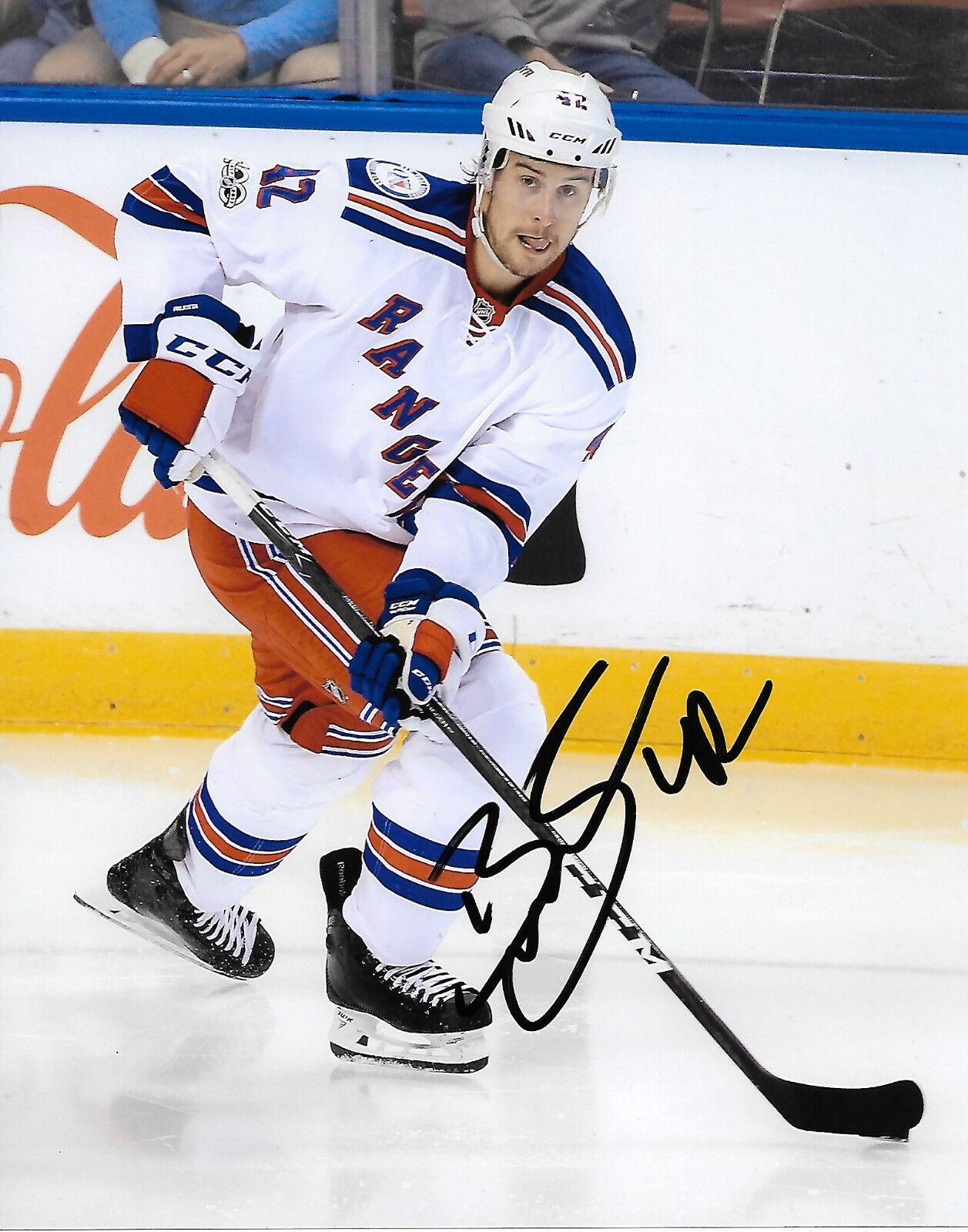 New York Rangers Brendan Smith Autographed Signed 8x10 Photo Poster painting COA B