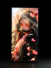 3D Decorative Paint of Light Guide Transformation Kamado Nezuko with LED - Demon Slayer: Kimetsu No Yaiba Decorative Painting - momo Studio