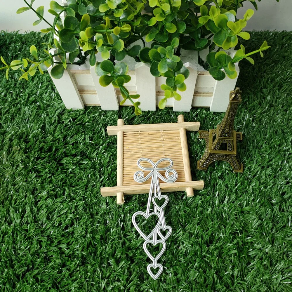 Love Bow Tiemetal Cutting dies trim, scrapbook template, photo album card, relief paper DIY