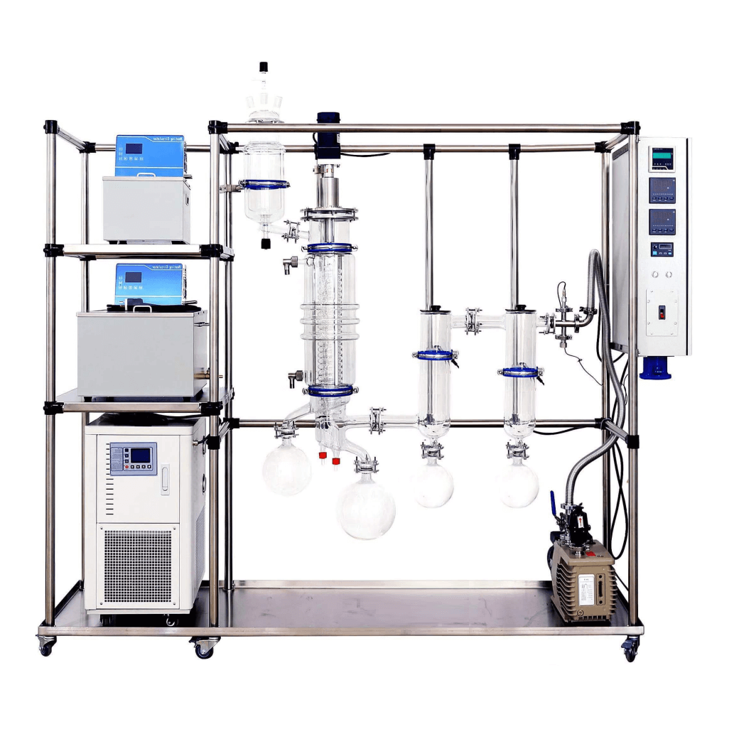 Industrial Scale Glass Molecular Distillation For EPA / DHA Or CBD ...