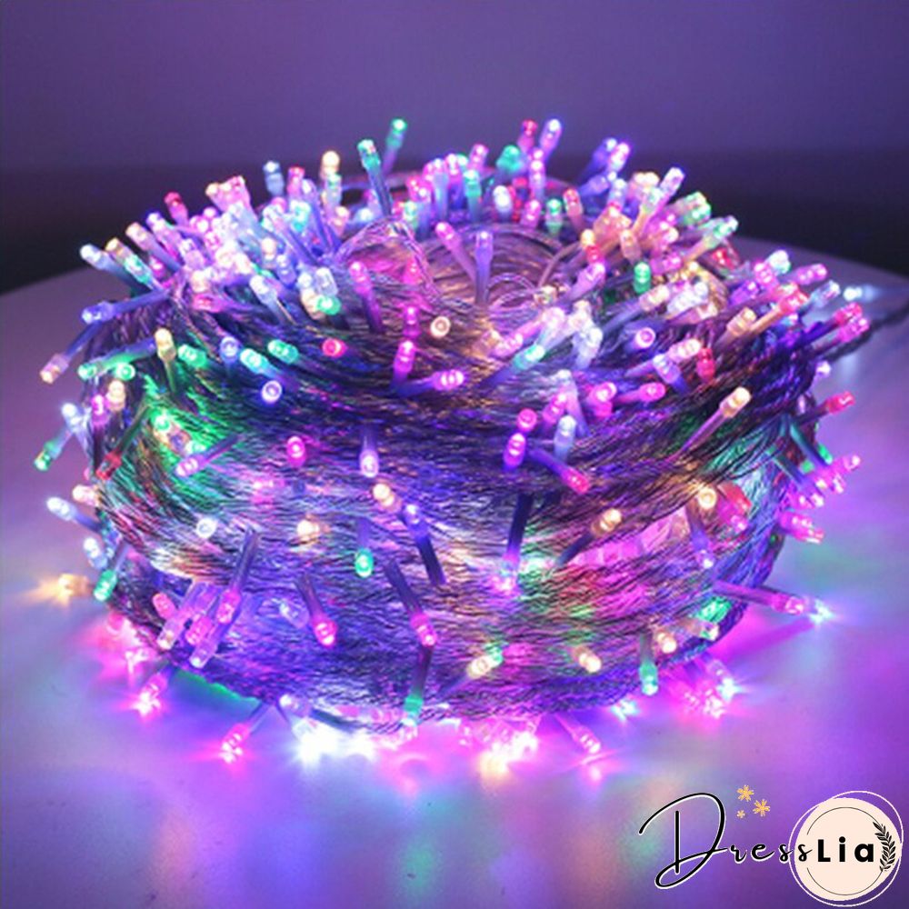 Fairy Lights 10M-100M Led String Garland Christmas Light Waterproof For Tree Home Garden Wedding Party Outdoor Indoor Decor
