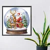 (Multistyle) Boule De Cristal De No&euml;l Forme Sp&eacute;ciale Diamant Peinture 30X30CM